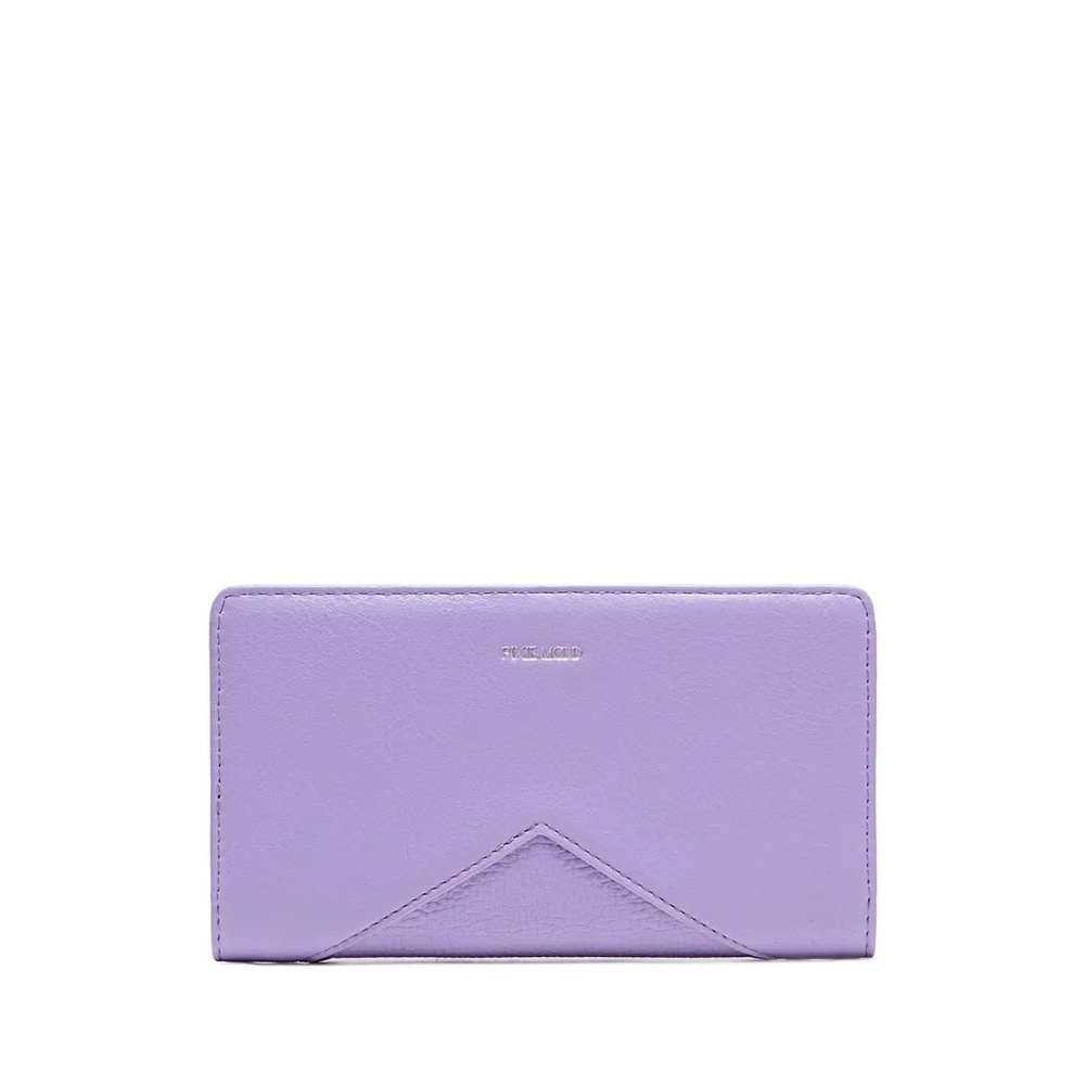 PIXIE MOOD – Sophie Recycled Vegan Leather Wallet in Lavender | Soft Pastel